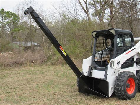 skid steer lifting jib|skid steer with telescopic boom.